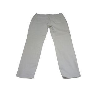 Eileen Fisher Jeans 6‎ White Straight Mid Rise Organic Cotton Stretch